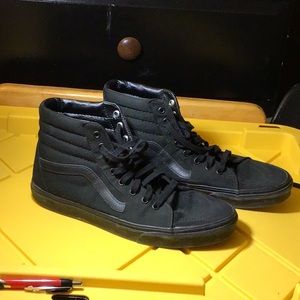 Black Hi-Top Vans (used)
